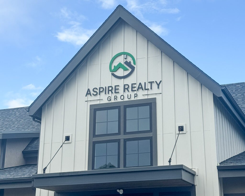 Rogue Graphics examples of custom Flat Cutout or Channel Lettering and Illuminated Signs for developers Boise, Meridian and Nampa.